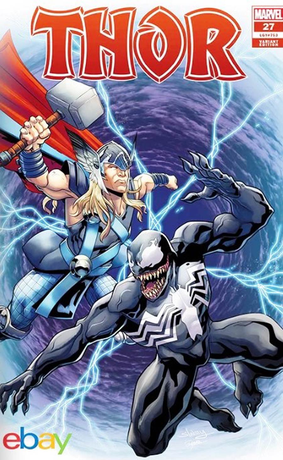 Thor Vol 6 #27 Cover D NYCC Ebay Exclusive Variant Cover