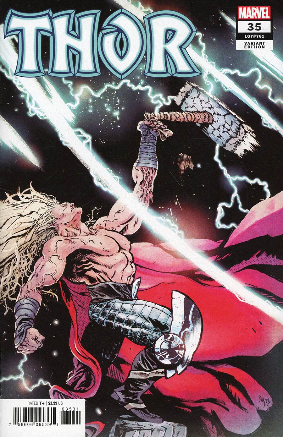 Thor Vol 6 #35 Cover E Variant Daniel Warren Johnson Cover Signed by Daniel Warren Johnson (W/o CoA)