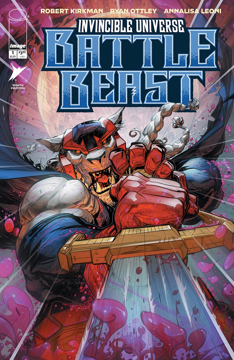 Invincible Universe Battle Beast #1 Cover Y 8th Ptg