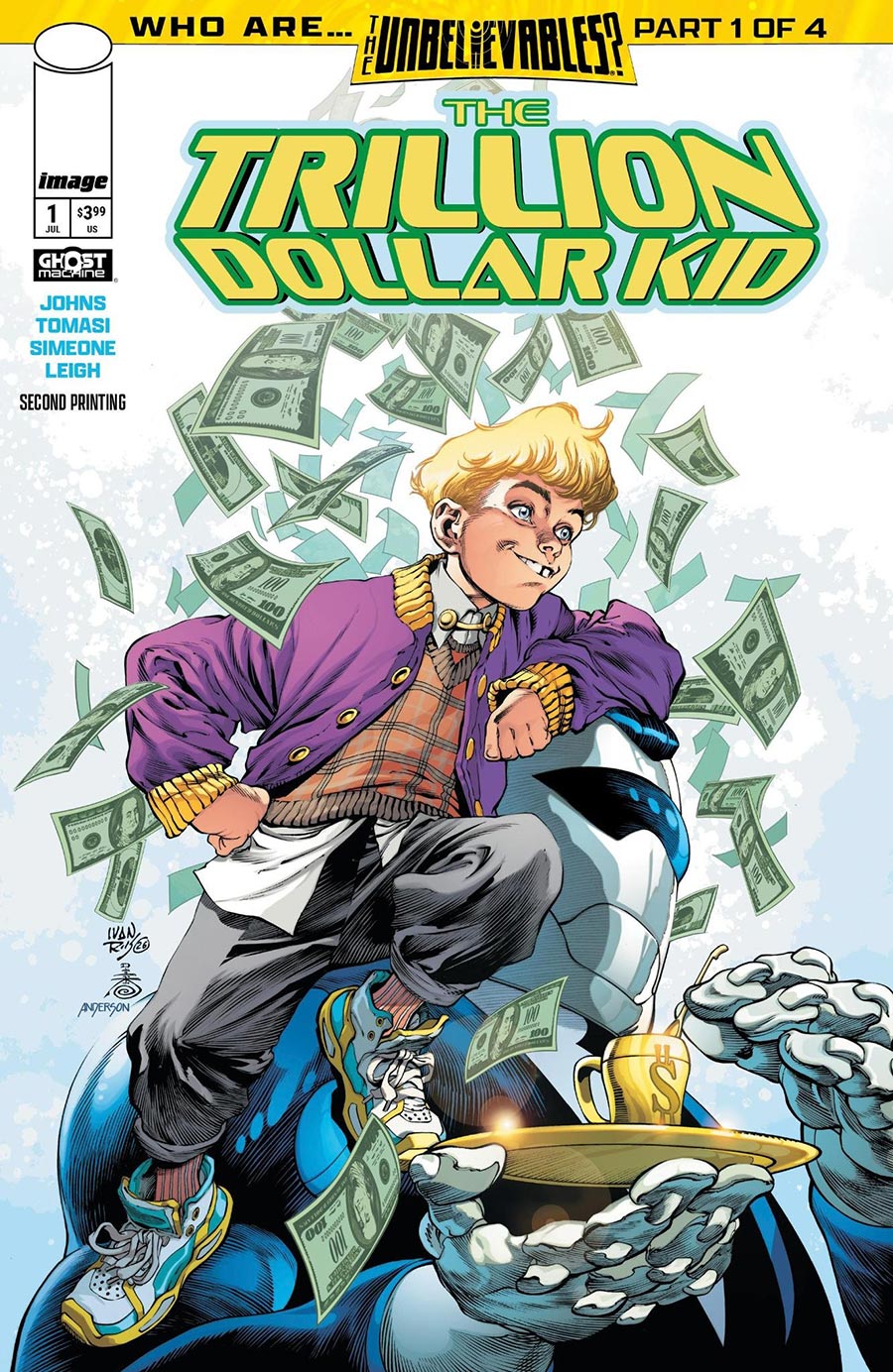 Trillion Dollar Kid #1 Cover F 2nd Ptg (The Unbelievables Part 1)