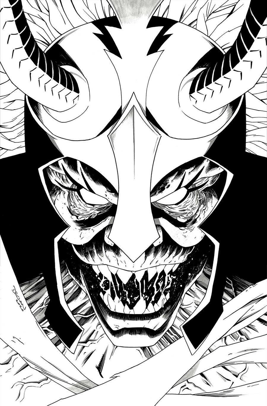 ThunderCats X SilverHawks Mumm-Ra The Ever-Living #4 Cover L Incentive Declan Shalvey Line Art Virgin Cover (ThunderCats X SilverHawks Part 11)