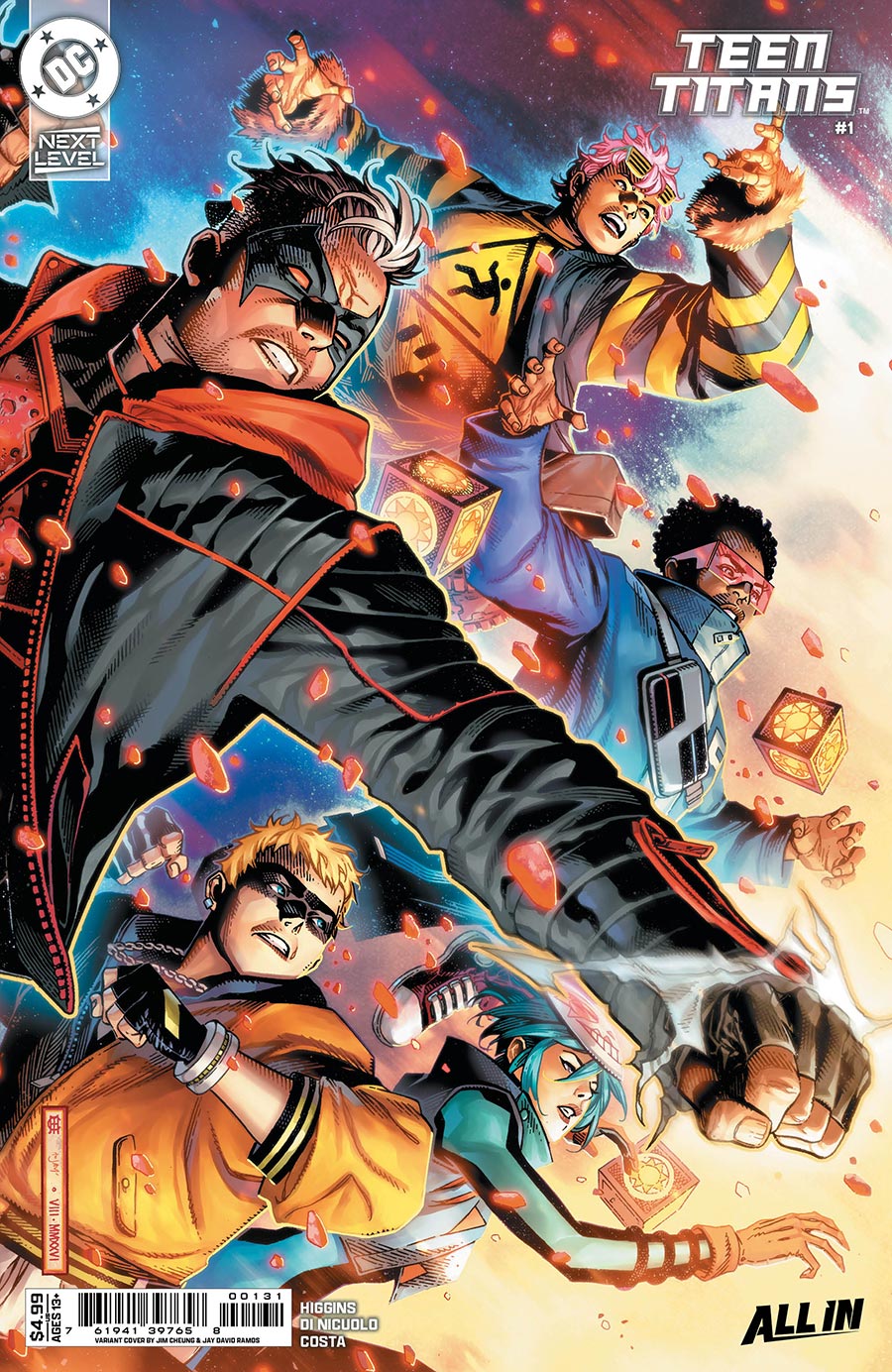 Teen Titans Vol 7 #1 Cover C Variant Jim Cheung Card Stock Cover (DC Next Level)