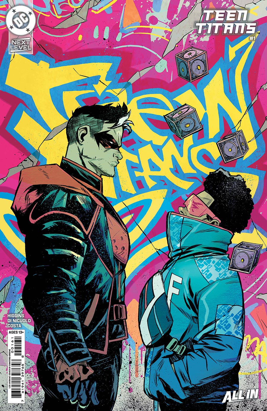 Teen Titans Vol 7 #1 Cover G Incentive Sanford Greene Card Stock Variant Cover (DC Next Level)