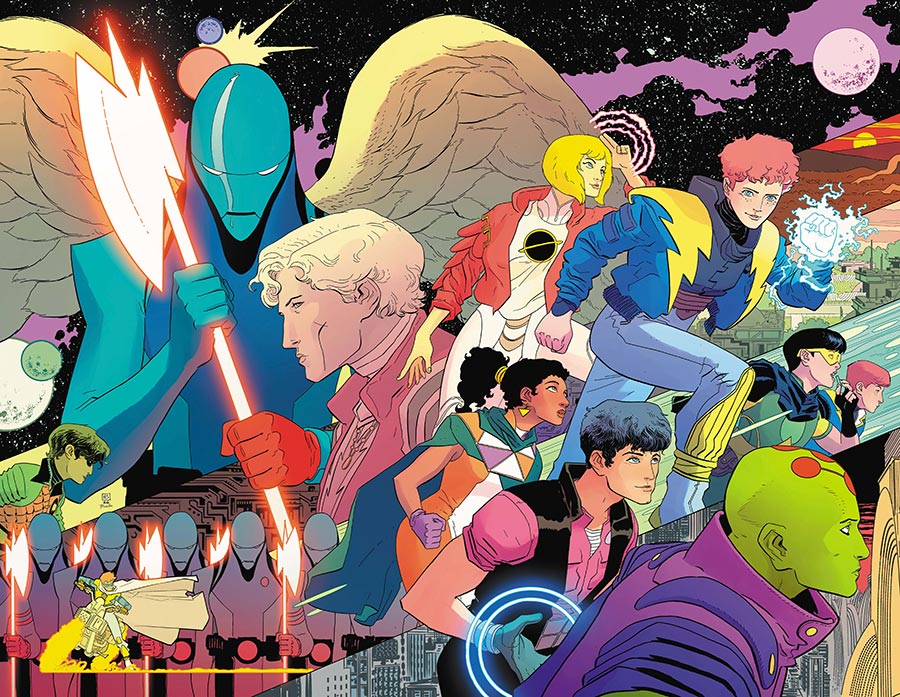 Legion Of Super-Heroes Vol 9 #1 Cover A Regular Hayden Sherman Wraparound Cover (DC Next Level)