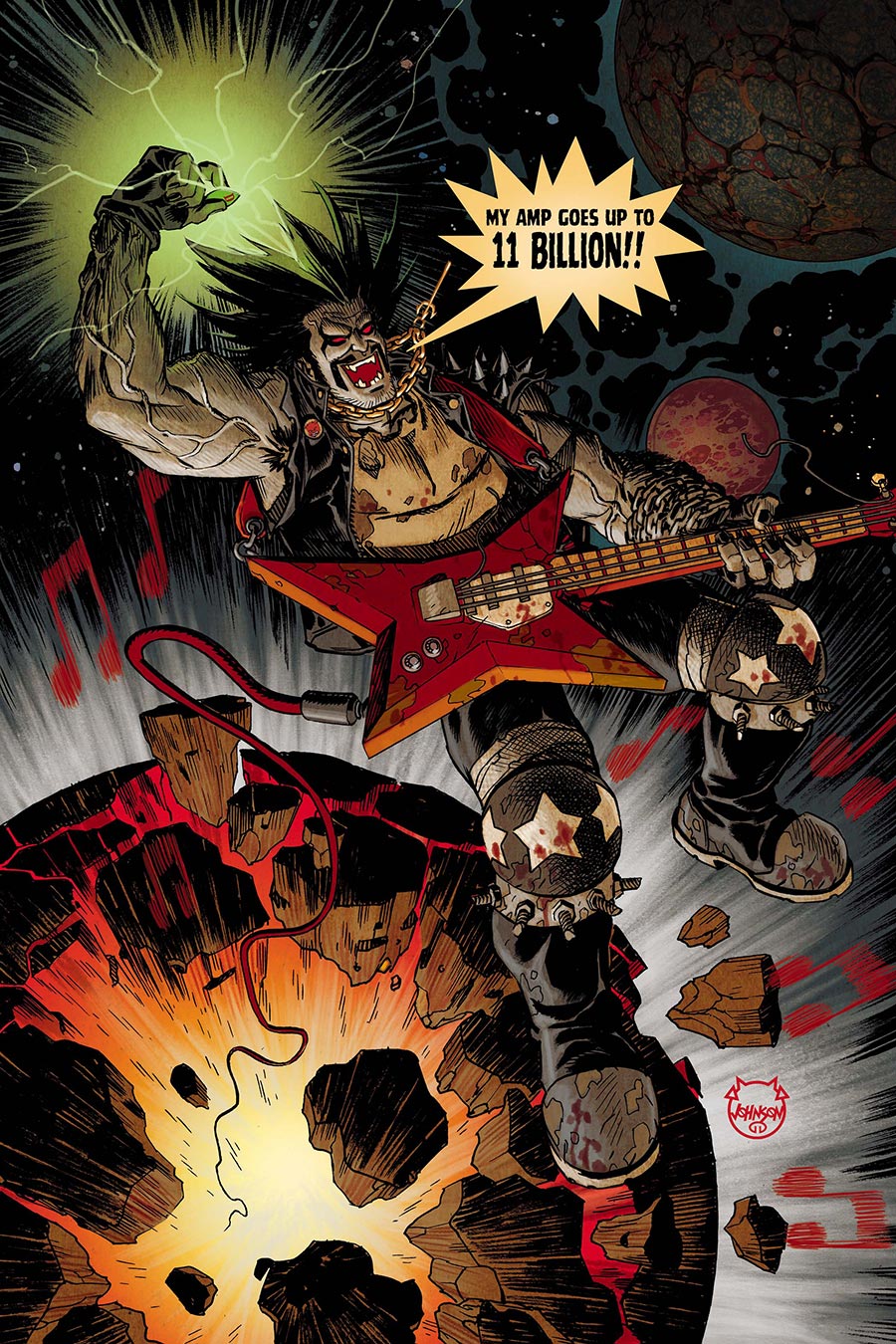 Lobo Vol 4 #7 Cover B Variant Dave Johnson Card Stock Cover (DC Next Level)
