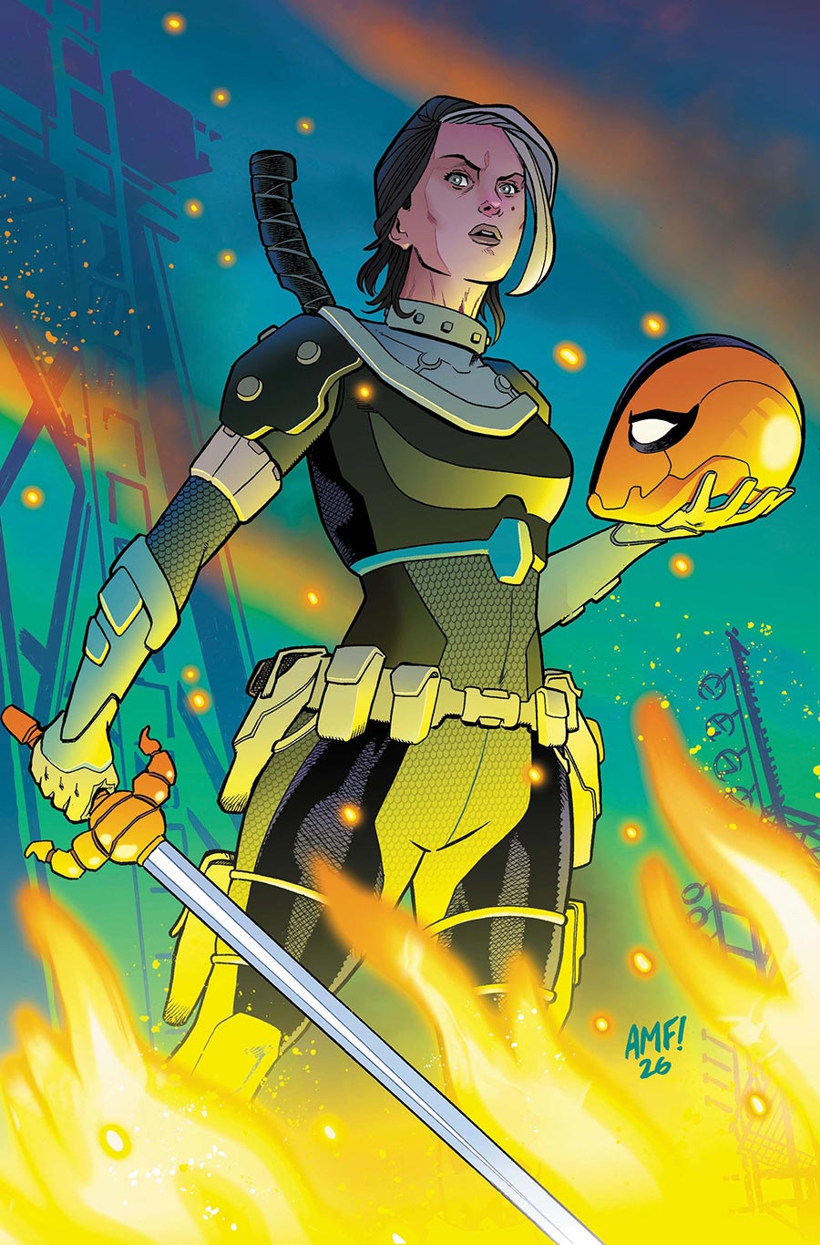 Deathstroke The Terminator Vol 2 #7 Cover C Variant Tony Fleecs Card Stock Cover (DC Next Level)