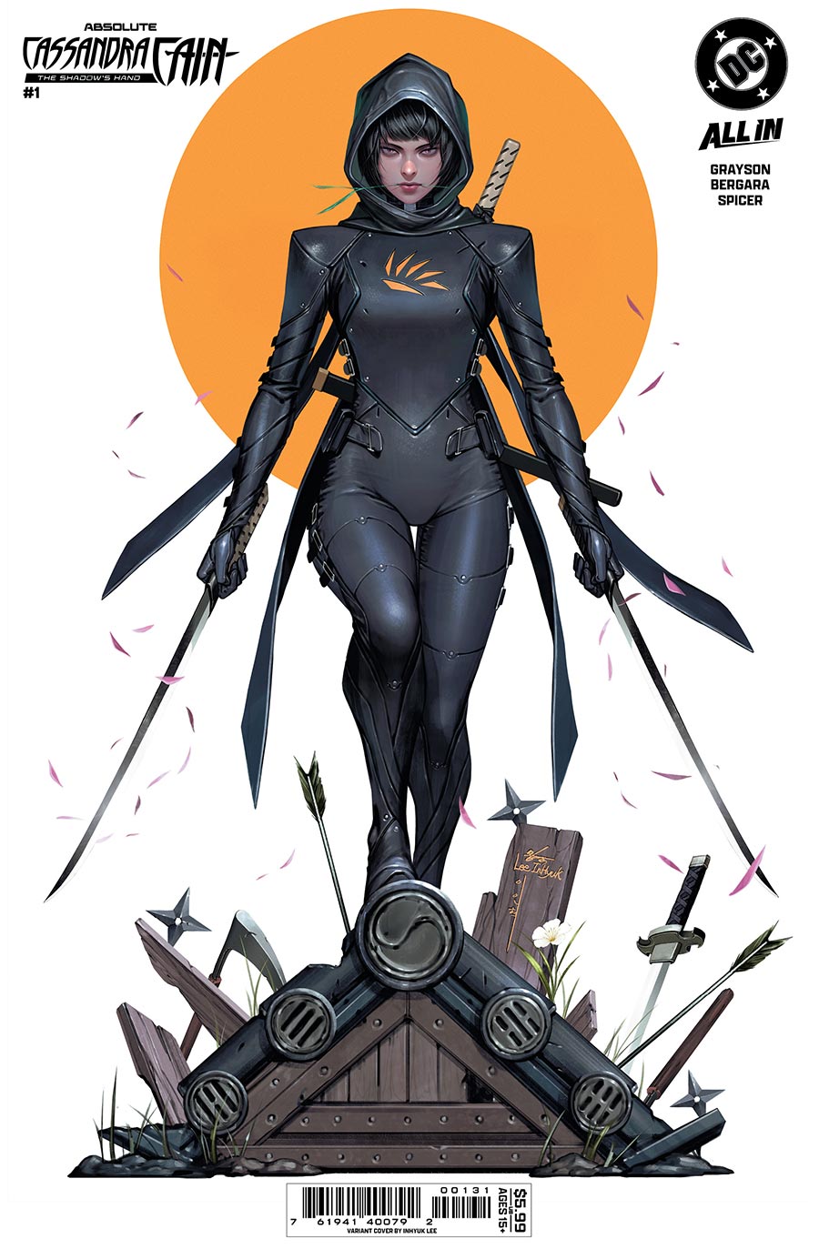 Absolute Cassandra Cain The Shadows Hand #1 (One Shot) Cover C Variant Inhyuk Lee Card Stock Cover (DC All In)