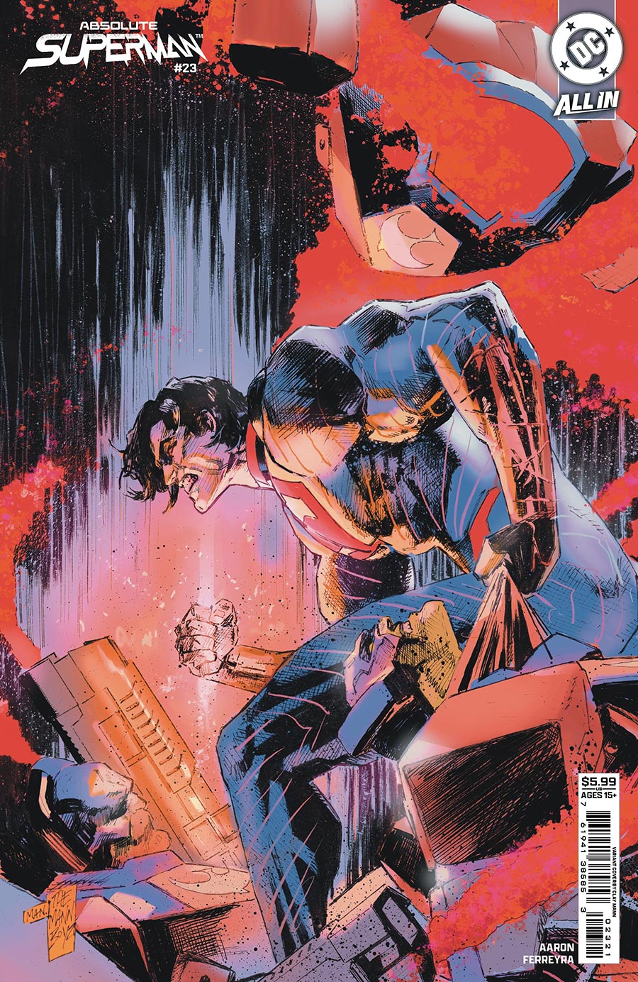 Absolute Superman #23 Cover B Variant Clay Mann Card Stock Cover (DC All In)