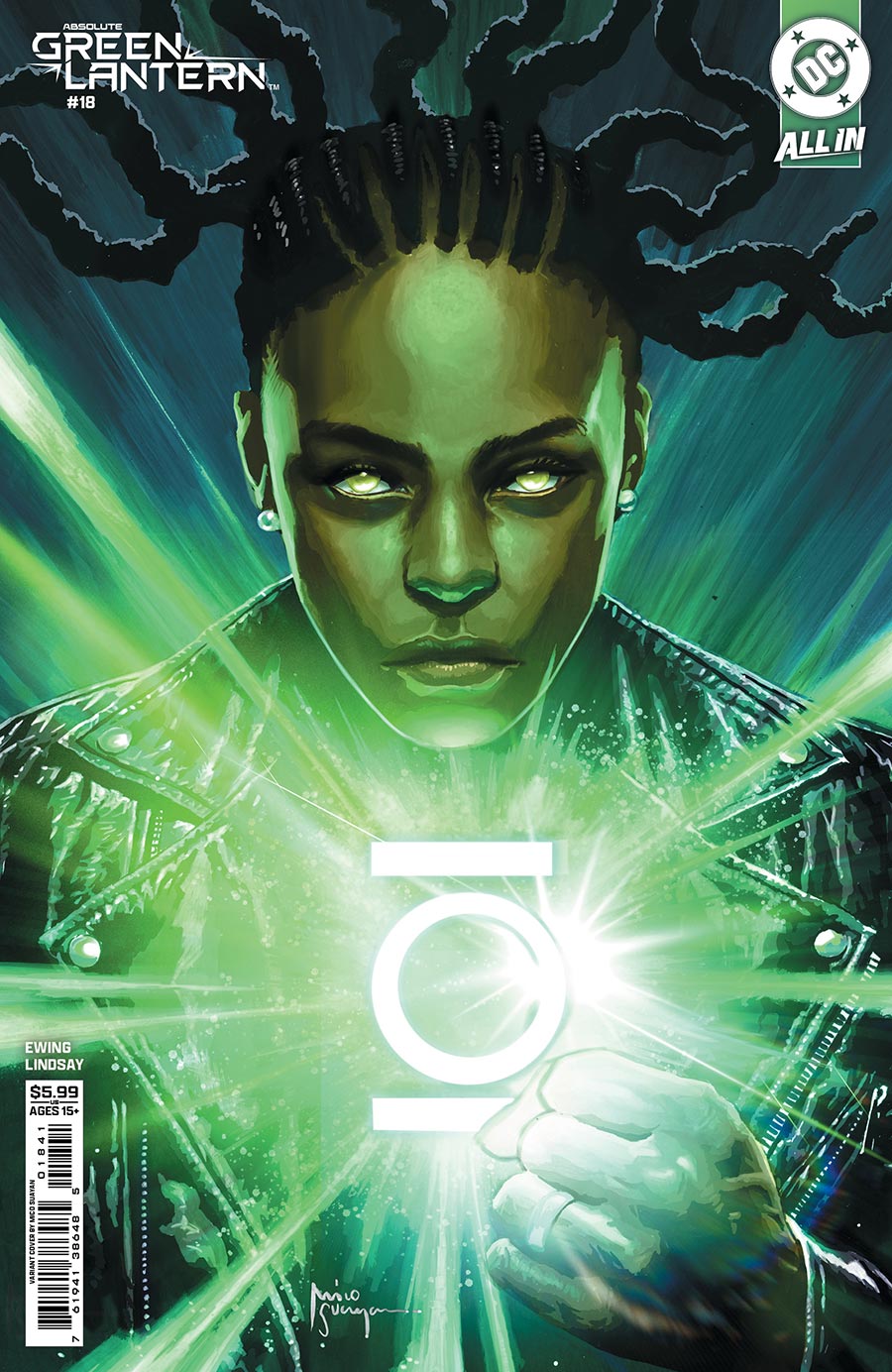 Absolute Green Lantern #18 Cover D Variant Mico Suayan Card Stock Cover (DC All In)