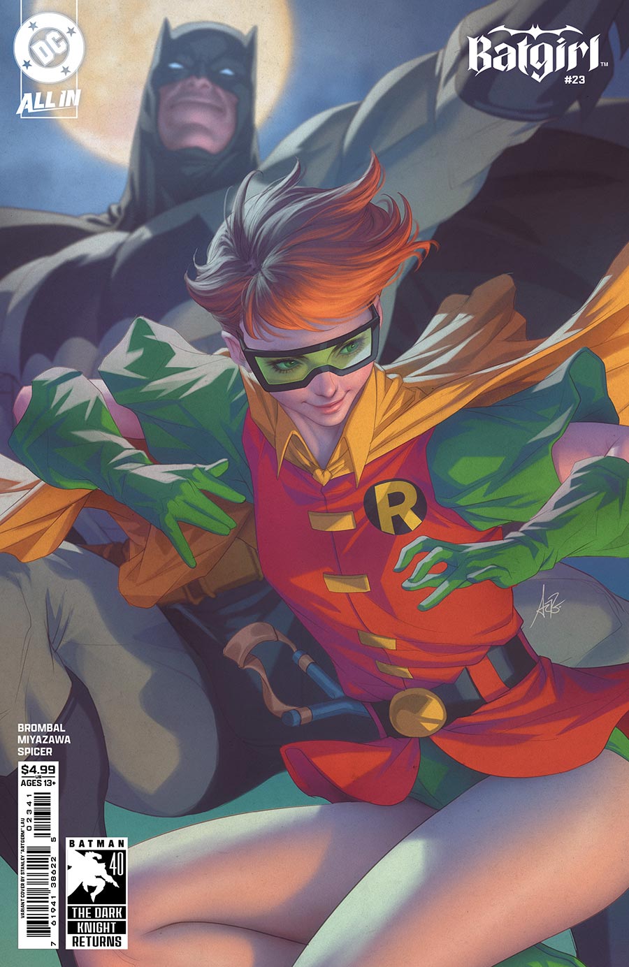 Batgirl Vol 6 #23 Cover D Variant Stanley Artgerm Lau Dark Knight Returns 40th Anniversary Card Stock Cover (DC All In)(Batman Bad Seeds Tie-In)