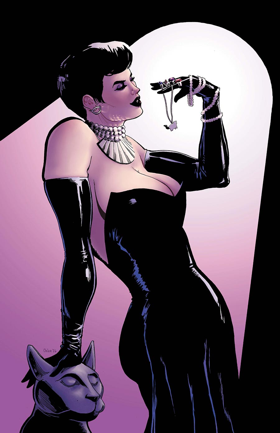 Catwoman Vol 5 #91 Cover D Variant Chloe Brailsford Card Stock Cover (DC All In)(Batman Bad Seeds Tie-In)