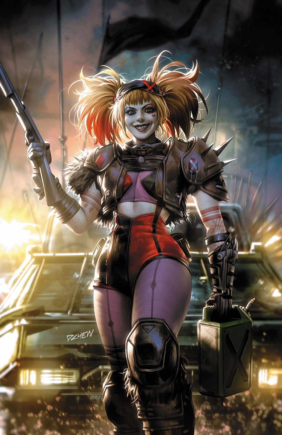 Harley Quinn Vol 4 #66 Cover D Variant Derrick Chew Card Stock Cover (DC All In)(Batman Bad Seeds Tie-In)