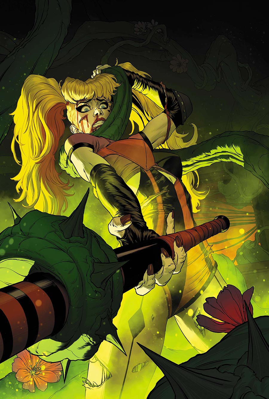 Harley Quinn Vol 4 #66 Cover E Variant Mattia De Iulis Bad Seeds Spot Foil Cover (DC All In)(Batman Bad Seeds Tie-In)