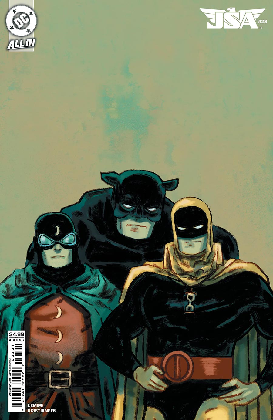 JSA Vol 2 #23 Cover B Variant Teddy Kristiansen Card Stock Cover (DC All In)