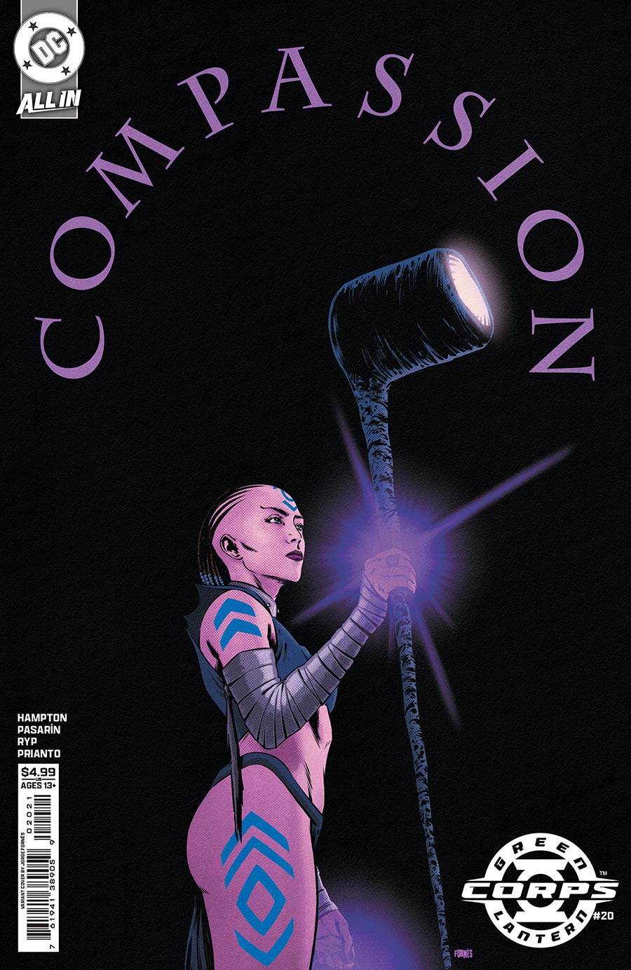 Green Lantern Corps Vol 4 #20 Cover B Variant Jorge Fornes Card Stock Cover (DC All In)