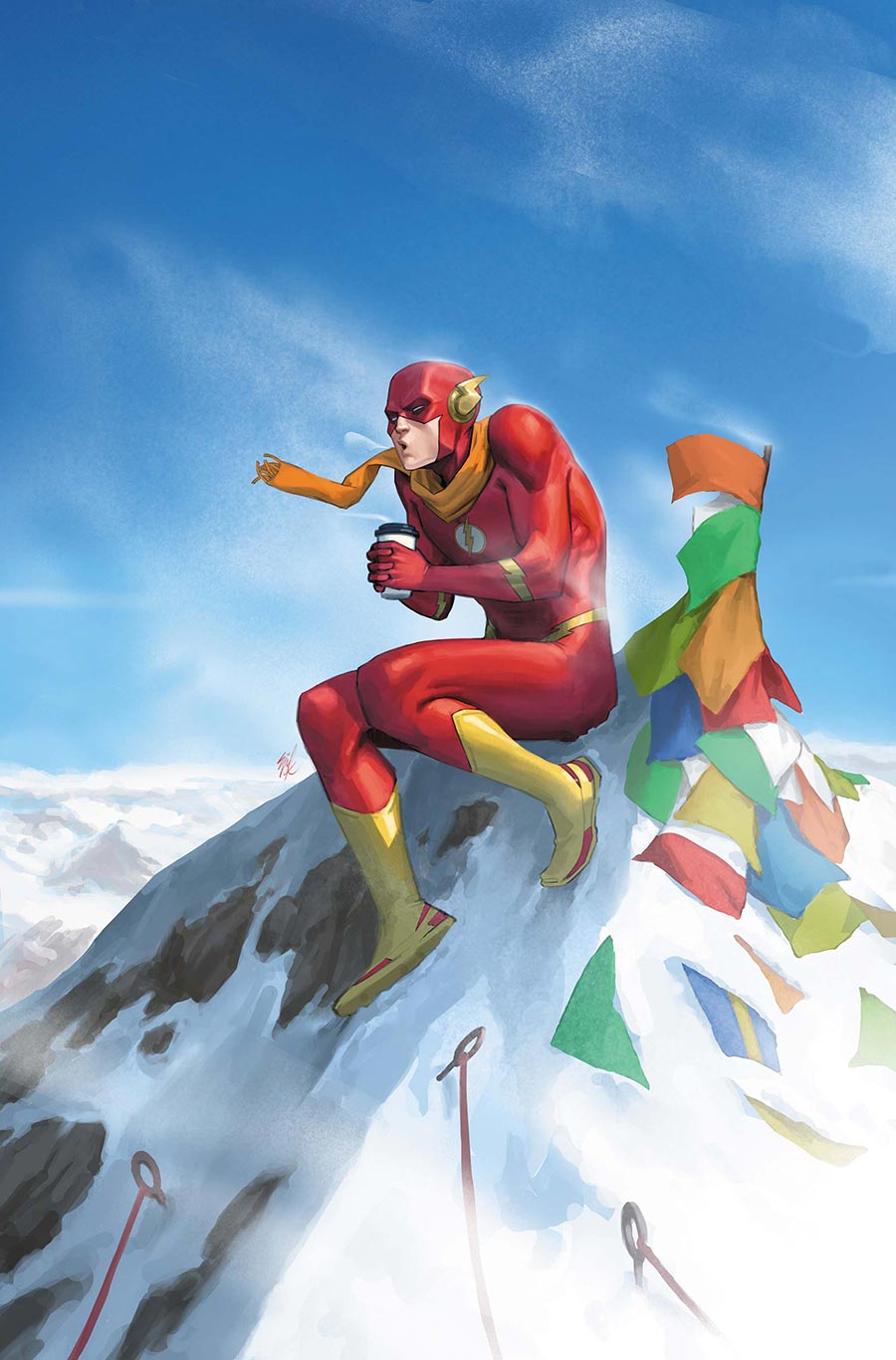 Flash Vol 6 #37 Cover B Variant Ejikure Card Stock Cover (DC All In)