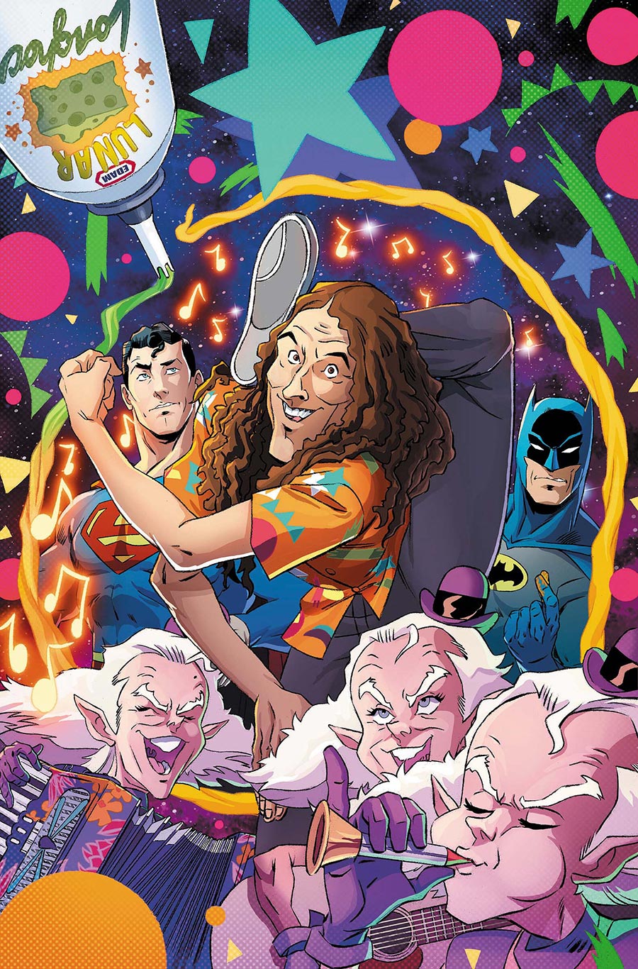 Batman Superman Weird Al Worlds Weirdest #1 (One Shot) Cover A Regular Dan Schoening Cover