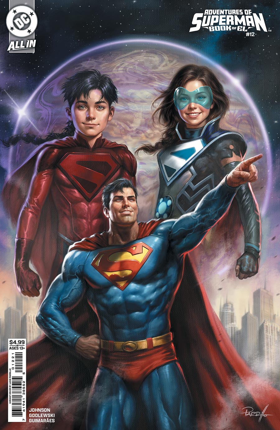 Adventures Of Superman Book Of El #12 Cover B Variant Lucio Parrillo Card Stock Cover