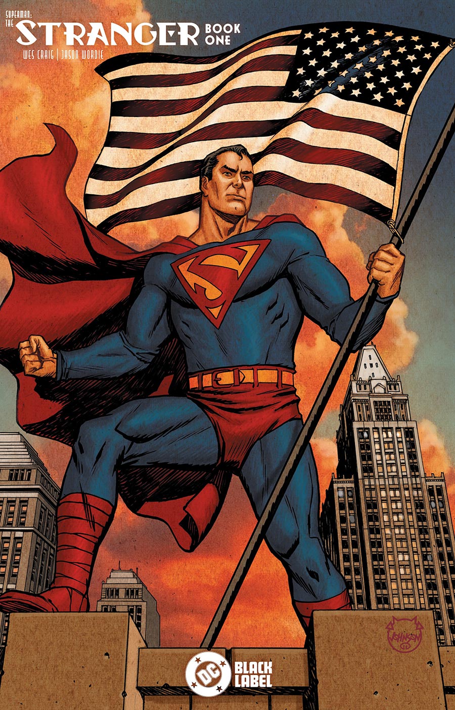 Superman The Stranger #1 Cover B Variant Dave Johnson Card Stock Cover