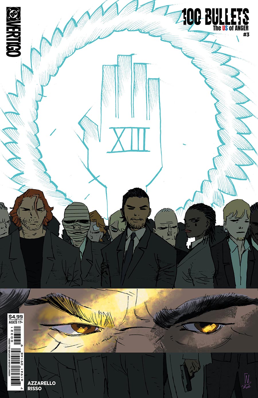 100 Bullets The US Of Anger #3 Cover B Variant Werther Dell Edera Card Stock Cover