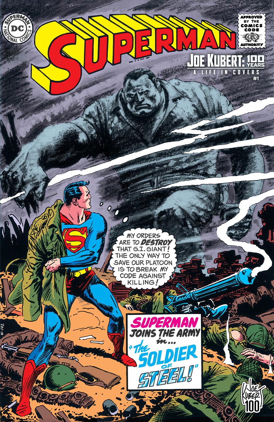 Joe Kubert 100 Years A Life In Covers #1 (One Shot) Cover B Variant Joe Kubert Foil Cover