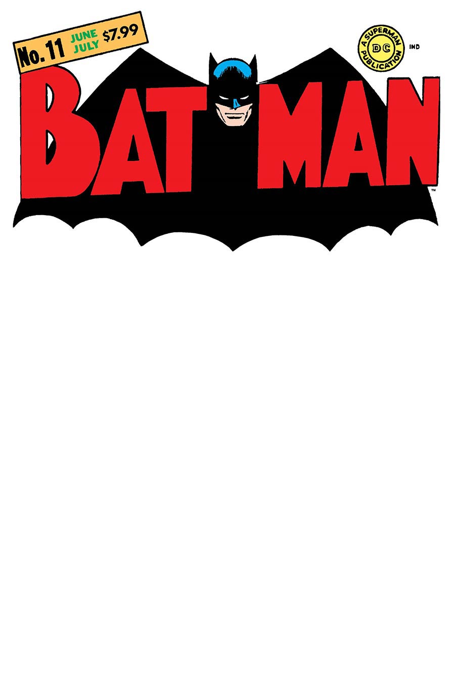 Batman #11 Facsimile Edition Cover B Variant Blank Card Stock Cover