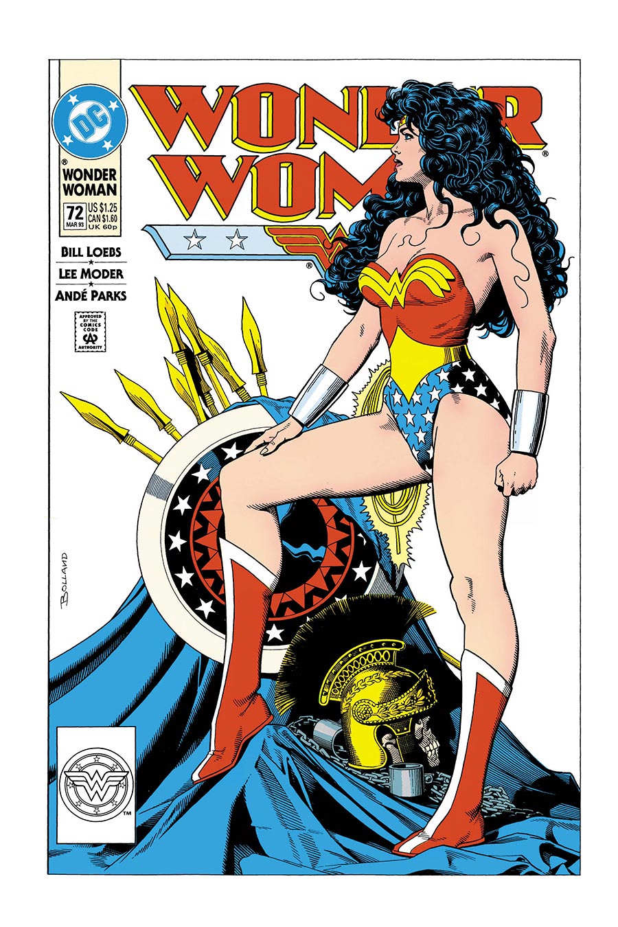 Wonder Woman #72 Facsimile Edition Cover A Regular Brian Bolland Cover