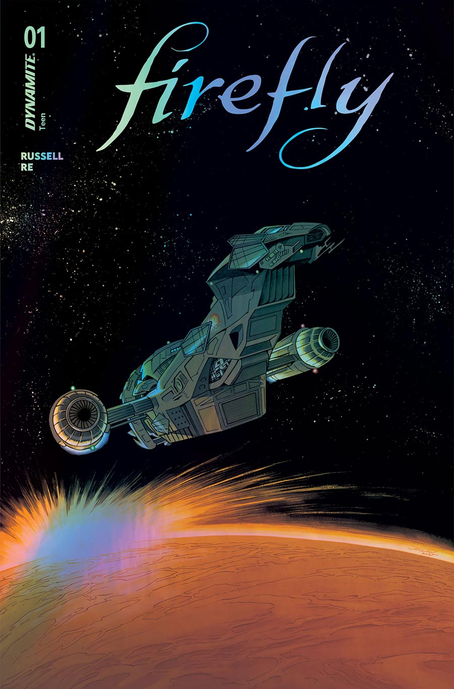 Firefly Vol 2 #1 Cover O Incentive Declan Shalvey Foil Cover