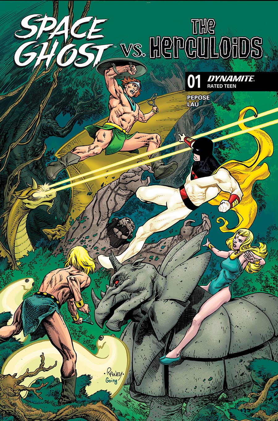 Space Ghost vs The Herculoids #1 Cover E Variant Tom Raney Cover