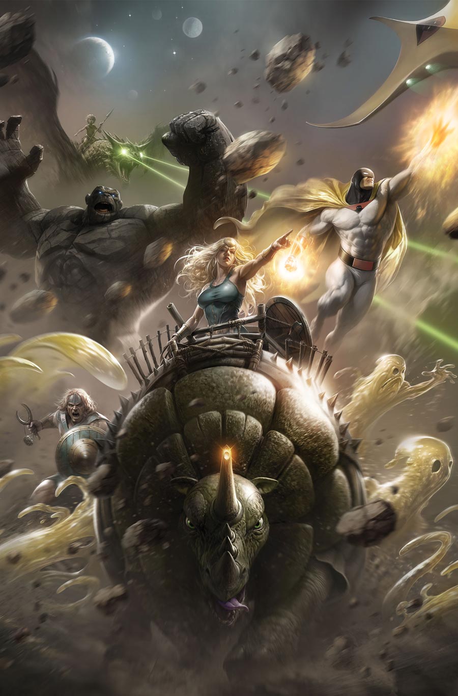 Space Ghost vs The Herculoids #1 Cover H Limited Edition Francesco Mattina Virgin Cover