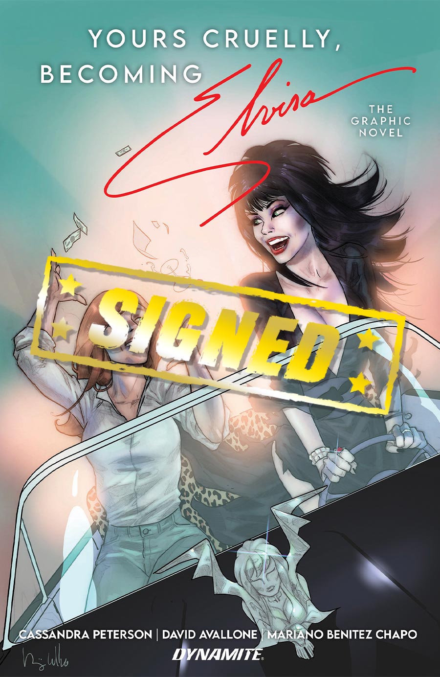 Yours Cruelly Becoming Elvira The Graphic Novel HC Limited Signed Edition