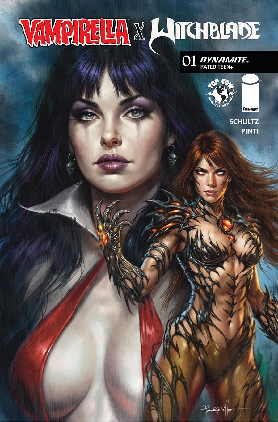 Vampirella x Witchblade Special #1 (One Shot) Cover B Variant Lucio Parrillo Cover