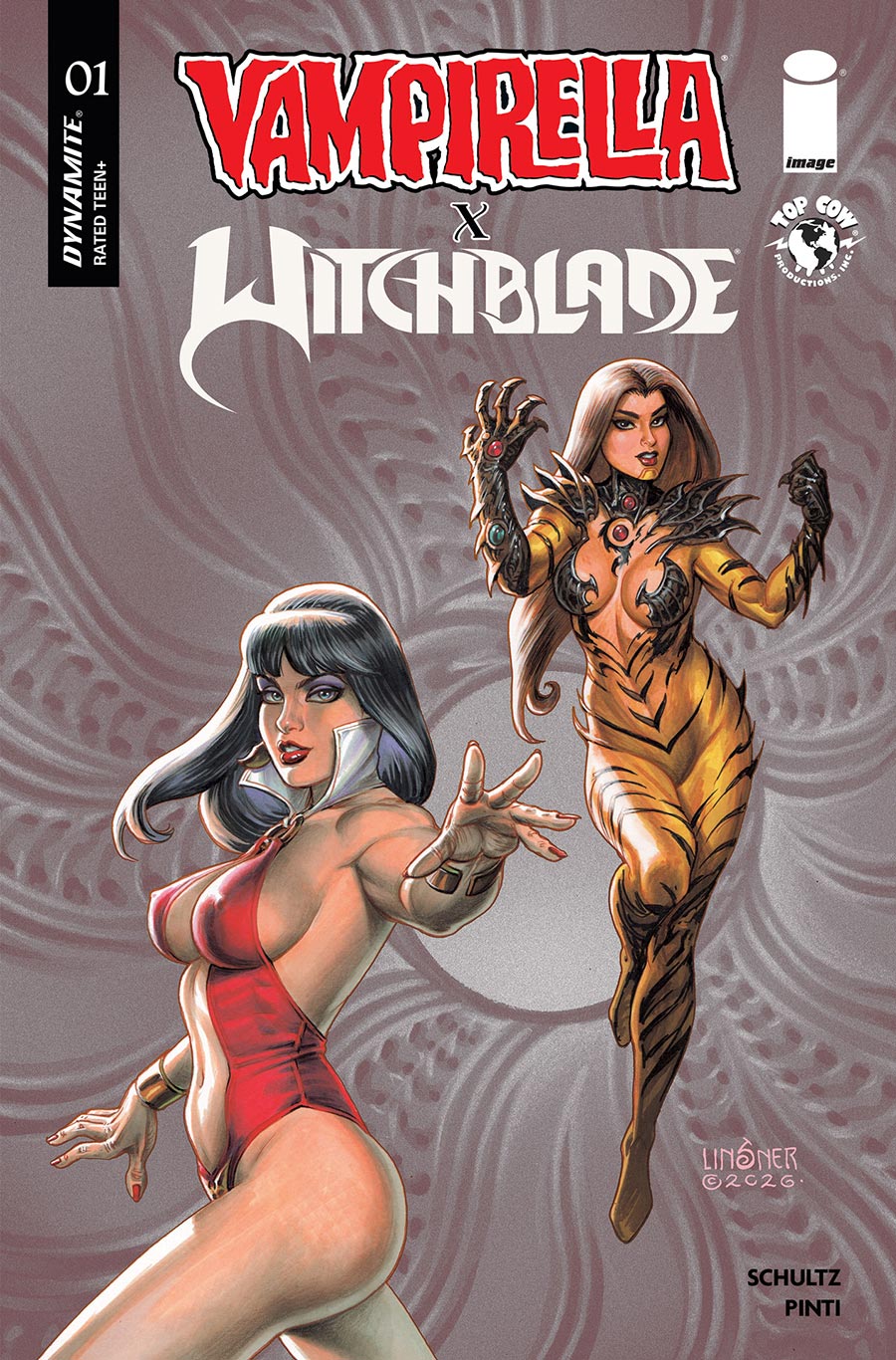 Vampirella x Witchblade Special #1 (One Shot) Cover D Variant Joseph Michael Linsner Cover