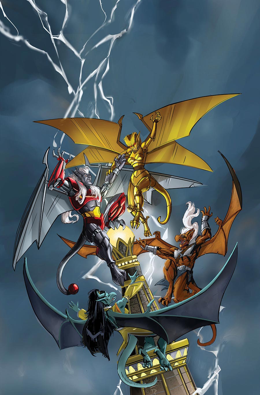 Gargoyles Vol 4 #2 Cover I Incentive Frank Paur Virgin Cover