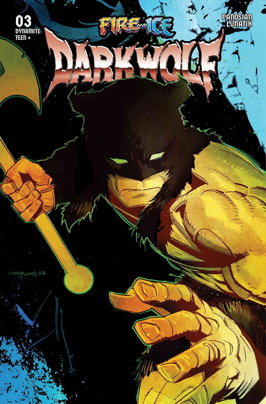 Fire And Ice Darkwolf #3 Cover E Variant Cary Nord Cover