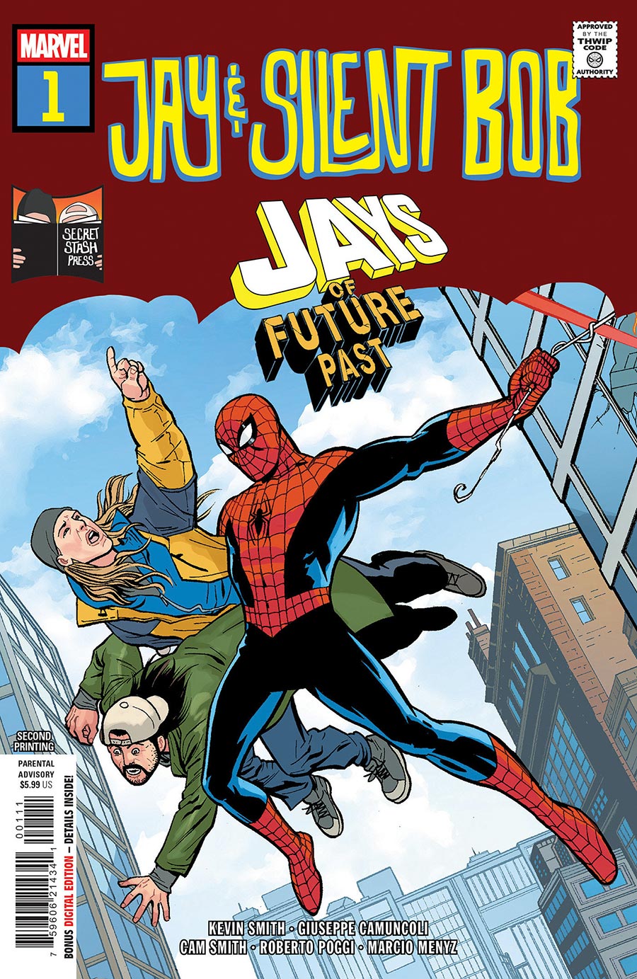 Jay & Silent Bob Jays Of Future Past #1 (One Shot) Cover H 2nd Ptg Giuseppe Camuncoli Variant Cover