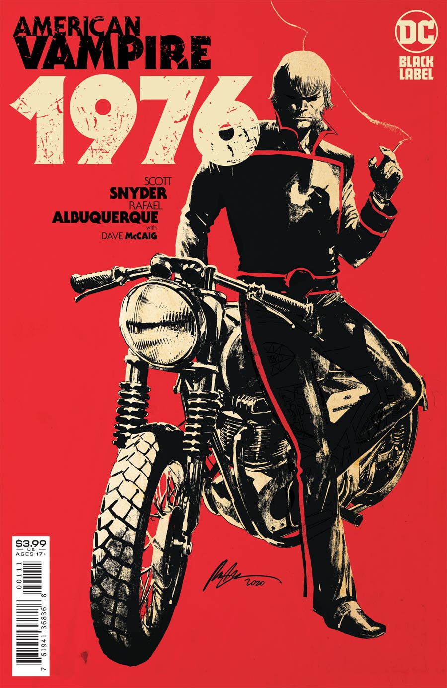 American Vampire 1976 #1 Cover E Regular Rafael Albuquerque Cover Signed by Scott Snyder (W/o CoA)