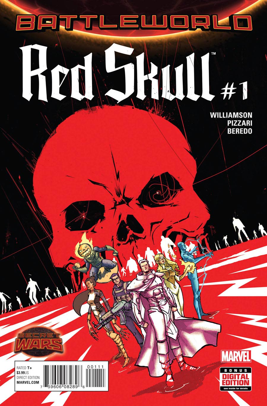 Red Skull Vol 2 #1 Cover C Regular Riley Rossmo Cover (Secret Wars Battleworld Tie-In) Signed by Joshua Williamson (W/CoA)