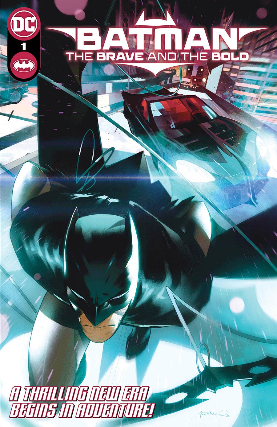 Batman The Brave And The Bold #1 Cover F Regular Simone Di Meo Cover Signed by Simone Di Meo and Tom King (W/CoA)