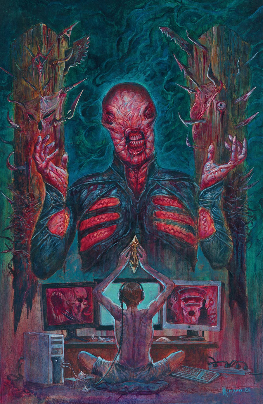 Clive Barkers Hellraiser Resurrections The Onanistic Ritual #1 (One Shot) Cover F Variant Dave Kendall Unlimited Virgin Cover
