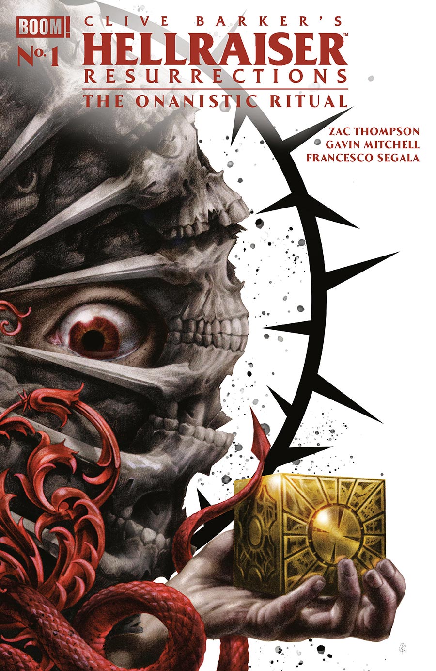 Clive Barkers Hellraiser Resurrections The Onanistic Ritual #1 (One Shot) Cover G Variant Andrew K Currey Reveal Cover