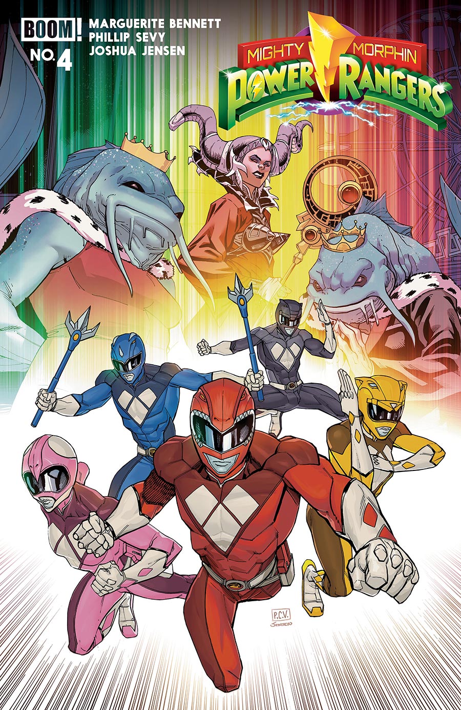 Mighty Morphin Power Rangers (BOOM Studios) Vol 2 #4 Cover B Variant Phillip Sevy Cover