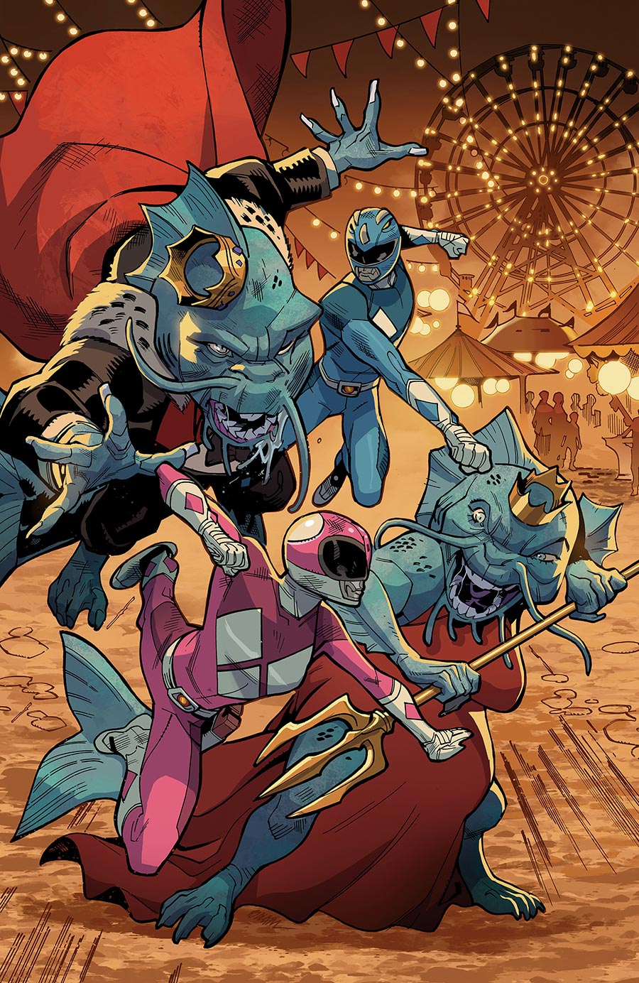 Mighty Morphin Power Rangers (BOOM Studios) Vol 2 #4 Cover E Variant Enid Balam Virgin Foil Cover