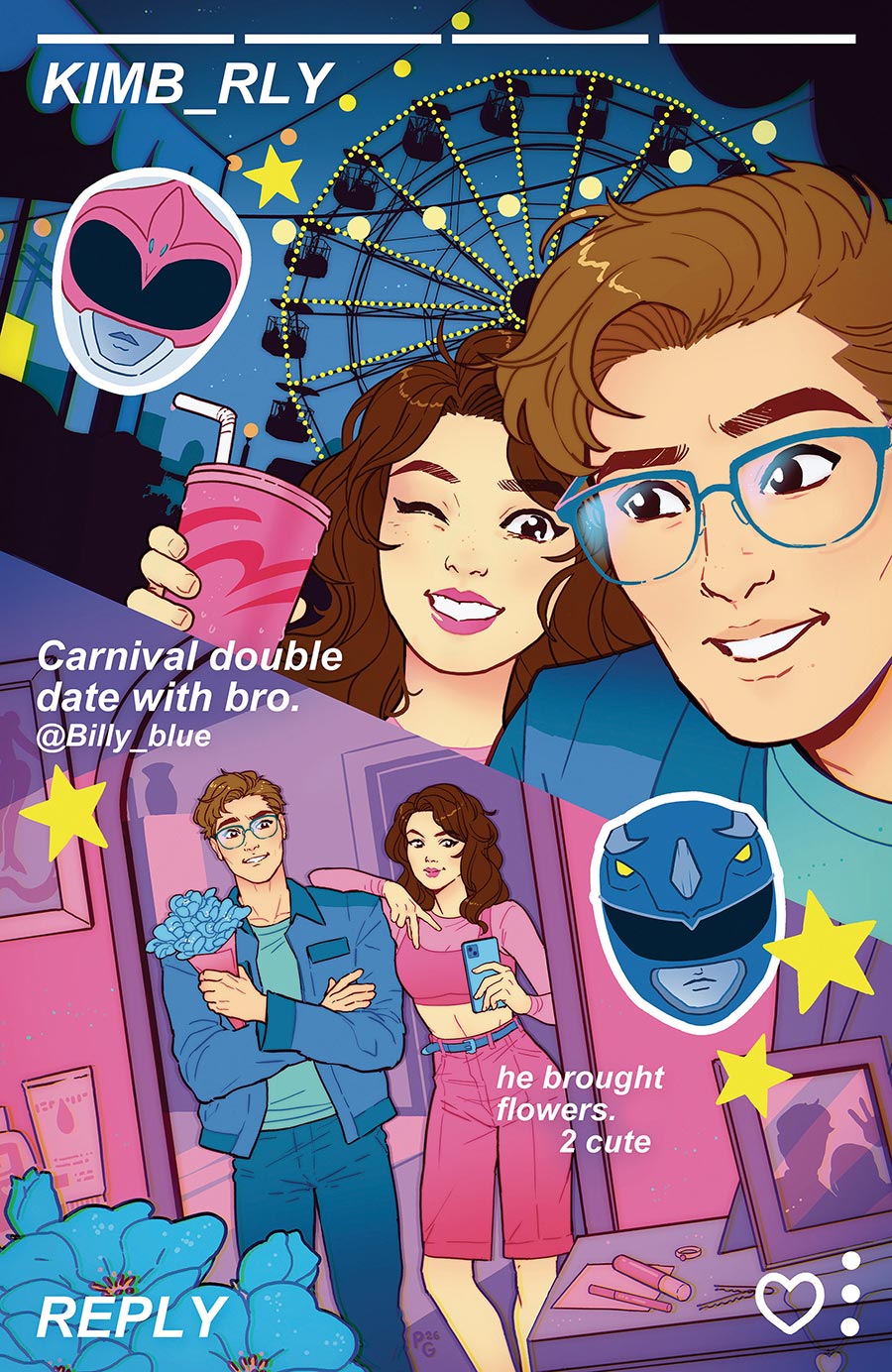Mighty Morphin Power Rangers (BOOM Studios) Vol 2 #4 Cover G Incentive Paulina Ganucheau Virgin Variant Cover
