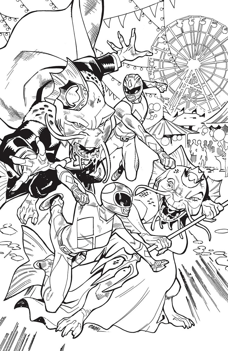 Mighty Morphin Power Rangers (BOOM Studios) Vol 2 #4 Cover H Incentive Enid Balam Virgin Cover