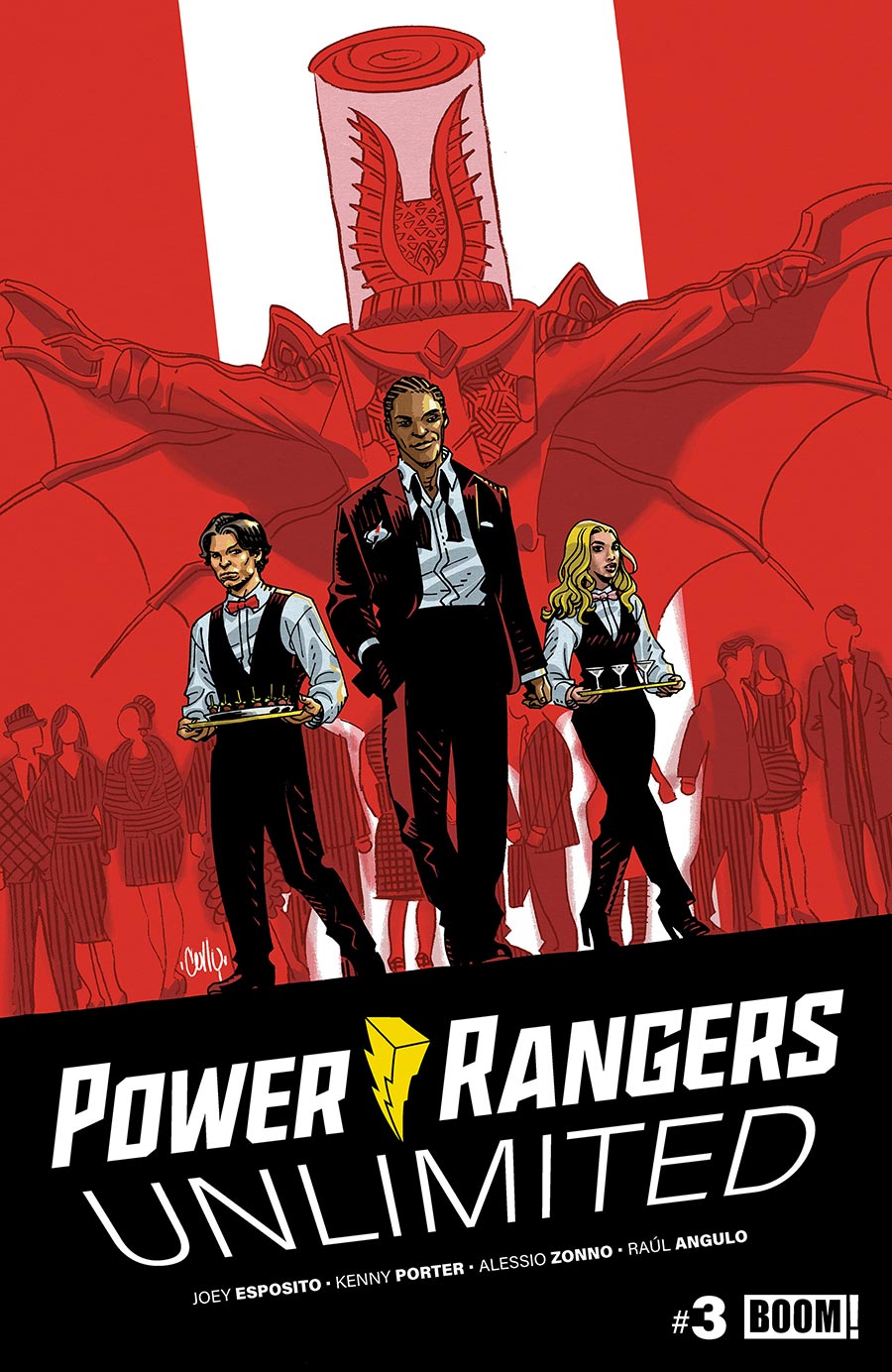 Power Rangers Unlimited #3 Cover B Variant Cully Hamner Cover