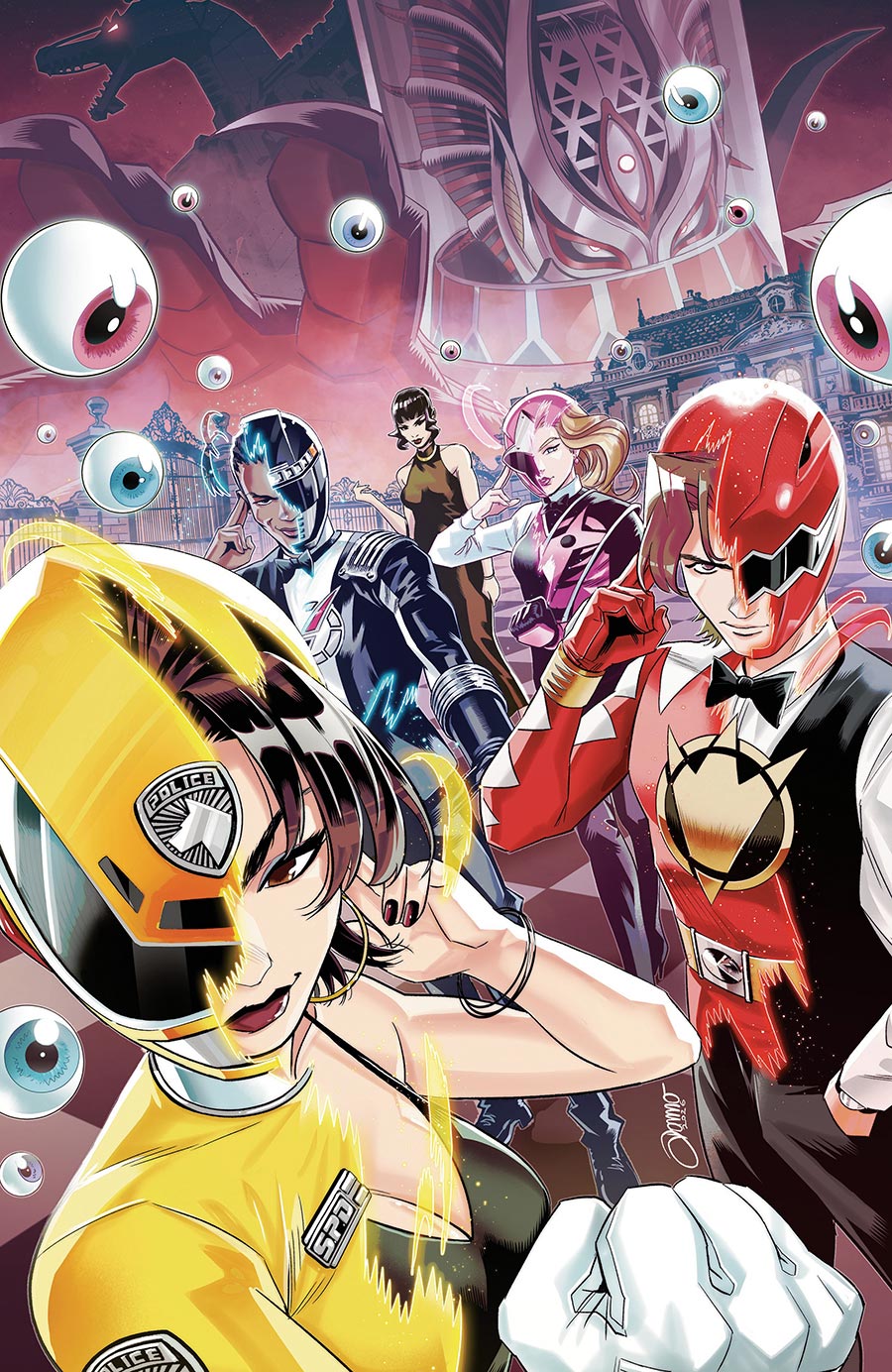 Power Rangers Unlimited #3 Cover D Variant Alessio Zonno Virgin Foil Cover