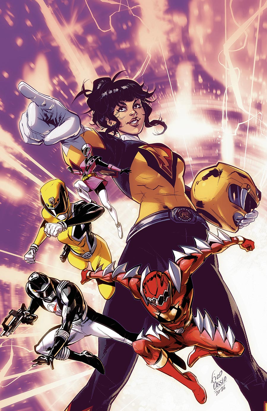 Power Rangers Unlimited #3 Cover F Incentive Fico Ossio Virgin Variant Cover