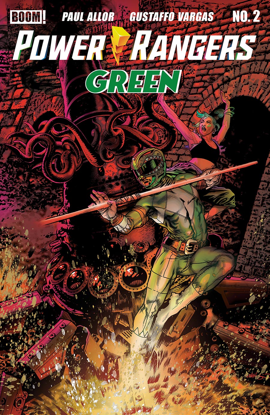 Power Rangers Green #2 Cover A Regular Tony Harris Cover