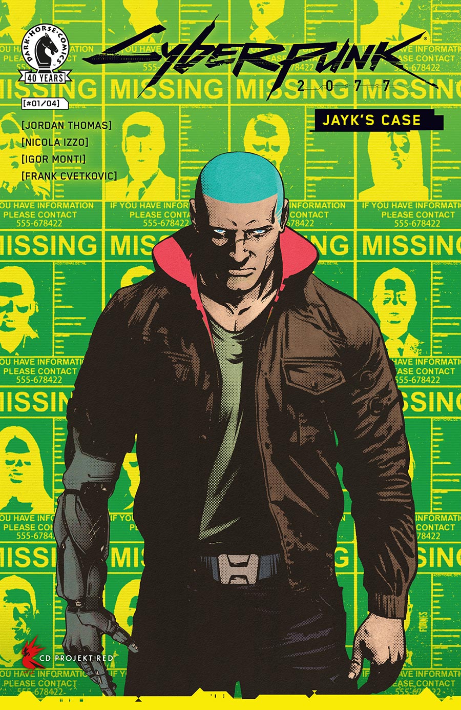 Cyberpunk 2077 Jayks Case #1 Cover B Variant Jorge Fornes Cover